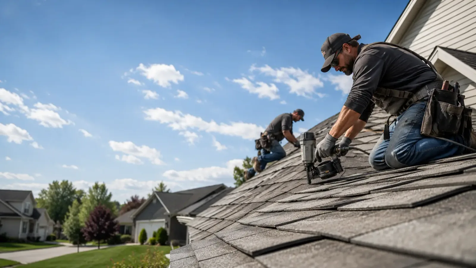 Storm Damage Roof Repair in Fairmount, IL near me